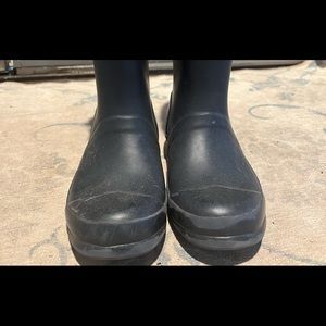 Hunter Kids Original Rain Boots 11/12 Blue/Navy